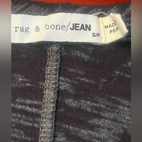 Rag & Bone Jean Gray Crewneck t-shirt Sz Small Women - Picture 3 of 5